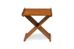 Kipp Stewart Pair of Stewart MacDougall Kipp Stewart for Drexel Campaign Folding Tables - 4274314