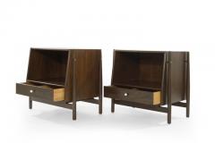 Kipp Stewart Pair of Walnut End Tables by Kipp Stewart 1950s - 1173620