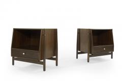 Kipp Stewart Pair of Walnut End Tables by Kipp Stewart 1950s - 1173622