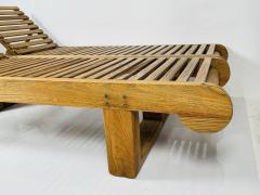 Kipp Stewart Teak Double Chaise Lounges by Kipp Stewart for Summit Furniture - 3067949