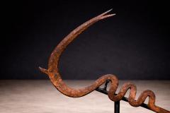Kirdi Forged Iron Currency Sculptural Tribal Blade West Central Cameroon - 4525273