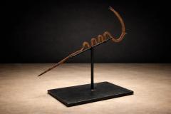 Kirdi Forged Iron Currency Sculptural Tribal Blade West Central Cameroon - 4525275