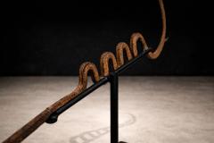 Kirdi Forged Iron Currency Sculptural Tribal Blade West Central Cameroon - 4525277