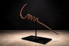 Kirdi Forged Iron Currency Sculptural Tribal Blade West Central Cameroon - 4525281