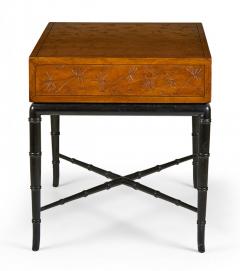 Kittinger Company Hollywood Regency Faux Bamboo Dandelion Design End Table - 4655472