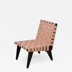 Klaus Grabe Rare Large Klaus Grabe Lounge Chair in Black and Beige - 533309