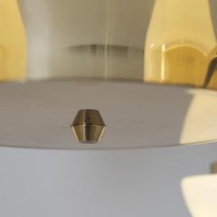 Klaus Michalik Nordic Modern Sizable Bau Chandelier Brass Glass Klaus Michalik Orno 1980s - 4600216