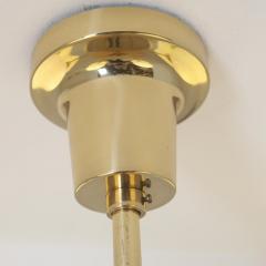Klaus Michalik Nordic Modern Sizable Bau Chandelier Brass Glass Klaus Michalik Orno 1980s - 4600217