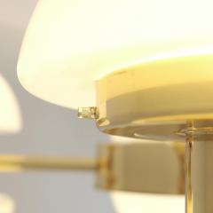 Klaus Michalik Nordic Modern Sizable Bau Chandelier Brass Glass Klaus Michalik Orno 1980s - 4600220