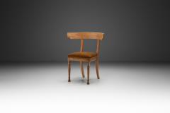 Klismos Inspired Oak Chair with Upholstered Seat Denmark ca 1900 - 4411070