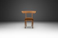 Klismos Inspired Oak Chair with Upholstered Seat Denmark ca 1900 - 4411071