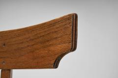 Klismos Inspired Oak Chair with Upholstered Seat Denmark ca 1900 - 4411078