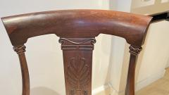 Klismos rare set of 8 solid mahogany dinning chairs - 2888458