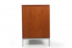 Knoll Mid Century Modern Teak and Chrome Double Chest Credenza circa 1970 - 4497052