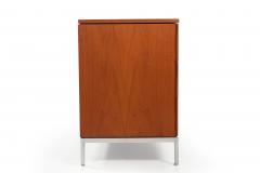 Knoll Mid Century Modern Teak and Chrome Double Chest Credenza circa 1970 - 4497055