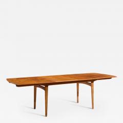 Knud Andersen for JCA Jensen Mid Century Danish Teak Hidden Leaf Dining Table - 4441032