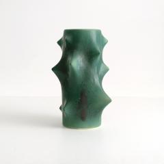 Knud Basse KNUD BASSE FOR MICHAEL ANDERSEN SON ROSE THORN VASE SINGLE GREEN  - 1939336