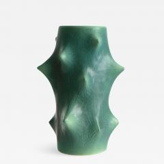 Knud Basse KNUD BASSE FOR MICHAEL ANDERSEN SON ROSE THORN VASE SINGLE GREEN  - 1940406