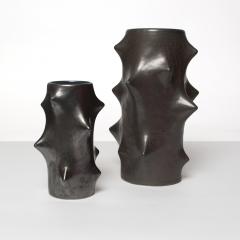 Knud Basse ROSE THORN VASES BLACK BY KNUD BASSE FOR MICHAEL ANDERSEN SON - 842214