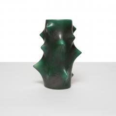 Knud Basse ROSE THORN VASES DARK GREEN BY KNUD BASSE FOR MICHAEL ANDERSEN SON - 841877