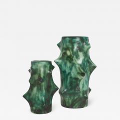 Knud Basse ROSE THORN VASES GREEN BY KNUD BASSE FOR MICHAEL ANDERSEN SON - 843670