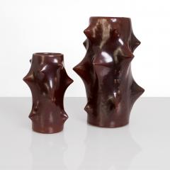 Knud Basse ROSE THORN VASES IN RED BY KNUD BASSE FOR MICHAEL ANDERSEN SON - 841865