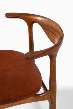 Knud Faerch Chair Model SM 521 Cowhorn Chair Produced by Slagelse M belfabrik - 1811062