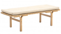 Knud Faerch Knud F rch Bolmen beechwood canvas bench - 2983532