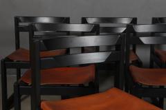 Knud Faerch Knud F rch for Sor chair factory dining table chairs with core leather 6  - 2328382