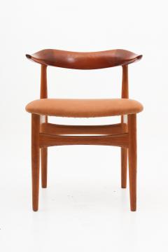 Knud Faerch Set of Eight Danish Dining Chairs Cowhorn Chair by Knud Faerch - 798864