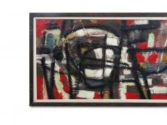 Knud H rup Enamel on Copper Abstract Expressionist Painting c 1960s - 4125479
