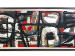 Knud H rup Enamel on Copper Abstract Expressionist Painting c 1960s - 4125480