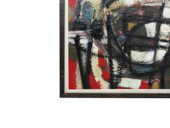 Knud H rup Enamel on Copper Abstract Expressionist Painting c 1960s - 4125488