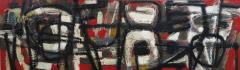 Knud H rup Enamel on Copper Abstract Expressionist Painting c 1960s - 4127641
