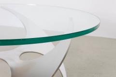 Knut Hesterberg Aluminum and Glass Propeller Coffee Table by Knut Hesterberg for Ronald Schmitt - 538695