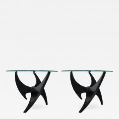 Knut Hesterberg Pair of Mid Century Modern Propeller Side Tables - 550129