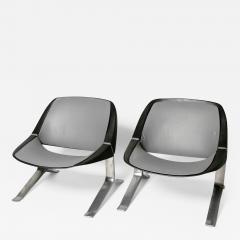 Knut Hesterberg Pair of Mid Century Modern lounge chairs by Knut Hesterberg - 2009970