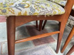Koefoeds Hornslet Fantastic Set 6 Koefoed Hornslet Teak Ladder Back Dining Chairs - 4696947