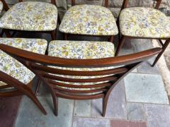 Koefoeds Hornslet Fantastic Set 6 Koefoed Hornslet Teak Ladder Back Dining Chairs - 4696977