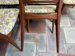 Koefoeds Hornslet Fantastic Set 6 Koefoed Hornslet Teak Ladder Back Dining Chairs - 4697000