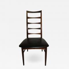 Koefoeds Hornslet Set of Eight Solid Rosewood Koefoeds Hornslet Dining Chairs Danish Modern - 1509644