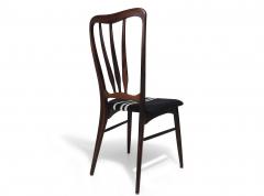 Koefoeds Hornslet Six 6 Niels Koefoed for Koefoeds Hornslet Sculptural Rosewood Dining Chairs - 3989091