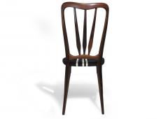 Koefoeds Hornslet Six 6 Niels Koefoed for Koefoeds Hornslet Sculptural Rosewood Dining Chairs - 3989094