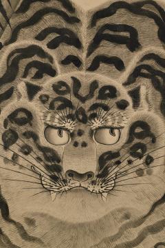 Kokuho Shimei 19th Century Japanese Tiger Painting Pair by Kokuho Shimei 1789 1859  - 4542924