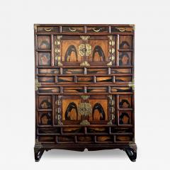 Korean Antique Wood Stacking Nong Cabinets - 3469127