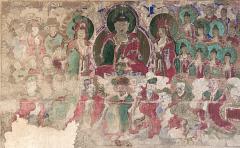 Korean Buddhist Temple Scroll Painting Sinjung Taenghwa Joseon Dynasty - 4095476