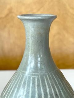 Korean Celadon Inlay Vase Goryeo Dynasty - 1958186