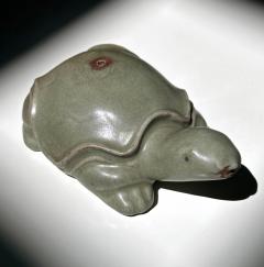 Korean Ceramic Celadon Turtle Form Water Dropper Goryeo Period - 3719908