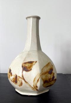 Korean Ceramic Faceted Wine Bottle Joseon Dynasty - 2550799