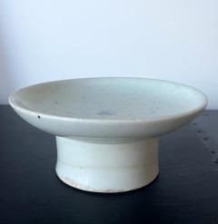 Korean Ceramic Ritual Offering Stemmed Dish with Inscription Joseon Dynasty - 2207990